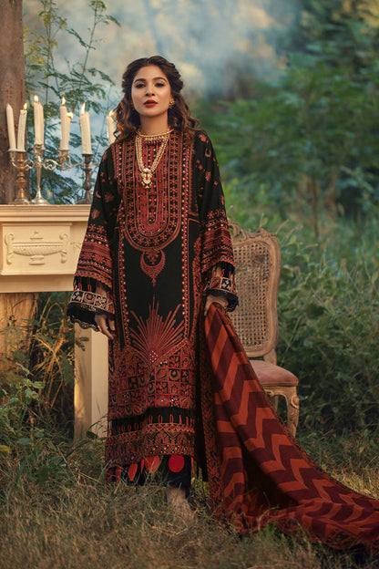 Maryam Hussain Luxury Lawn Embroidered Collection 3 Pcs Suit Unstitched