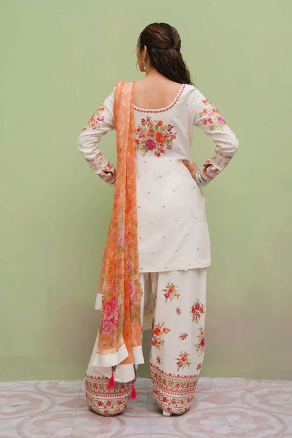 ZARA SHAHJHAN Embroidered Unstitched 3 Pcs Suit