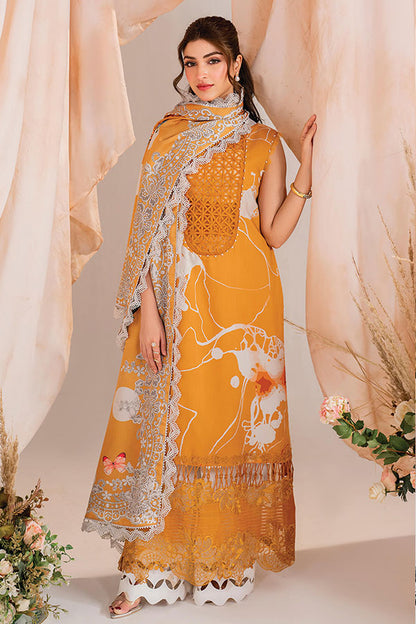 Asifa Nabeel Lawn Embroidered Lawn 3 Pcs Suit