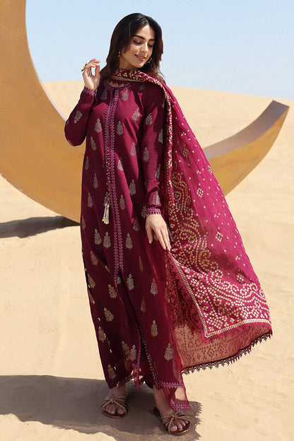 Cross Stich Luxury Lawn With Diamond Dupatta 3 Pcs Suit