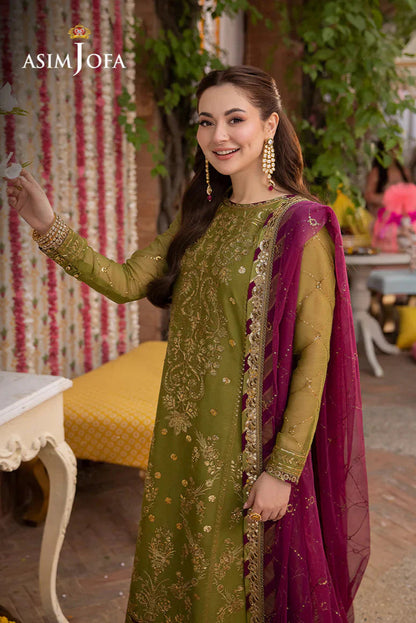 EMBROIDERED CHIFFON 3 Pcs Suit