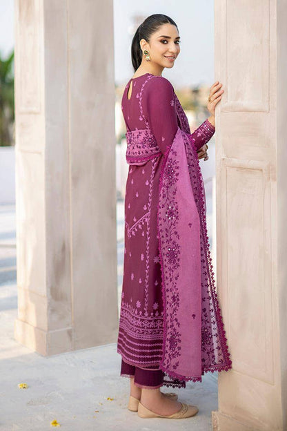 Cross Stich - Luxury Summer Lawn With Organza Embroidered Dupatta 3 Pcs Suit