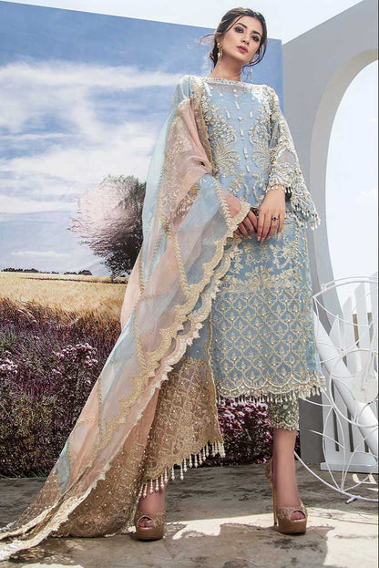 AGHA NOOR Luxury Embroidered 3 Pcs Suit