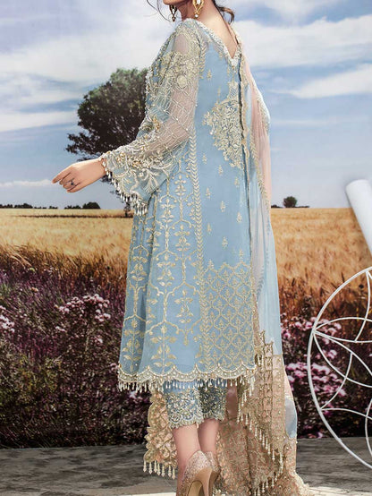 AGHA NOOR Luxury Embroidered 3 Pcs Suit