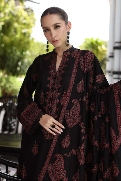 Bareeze Lawn with Chiffon Embroidered Dopatta  3 Pcs Suit