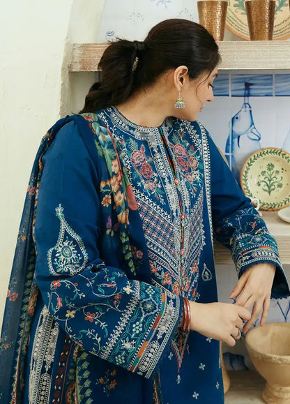 Zara Shahjhan Luxury Embroided Lawn 3 Pcs suit