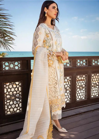 Rang Rasiya Luxury Lawn Embroidered 3 Piece Unstitched