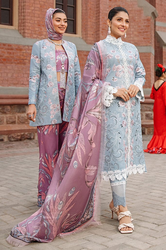 MUSHK Luxury Embroidered Lawn 3 Pcs Suit